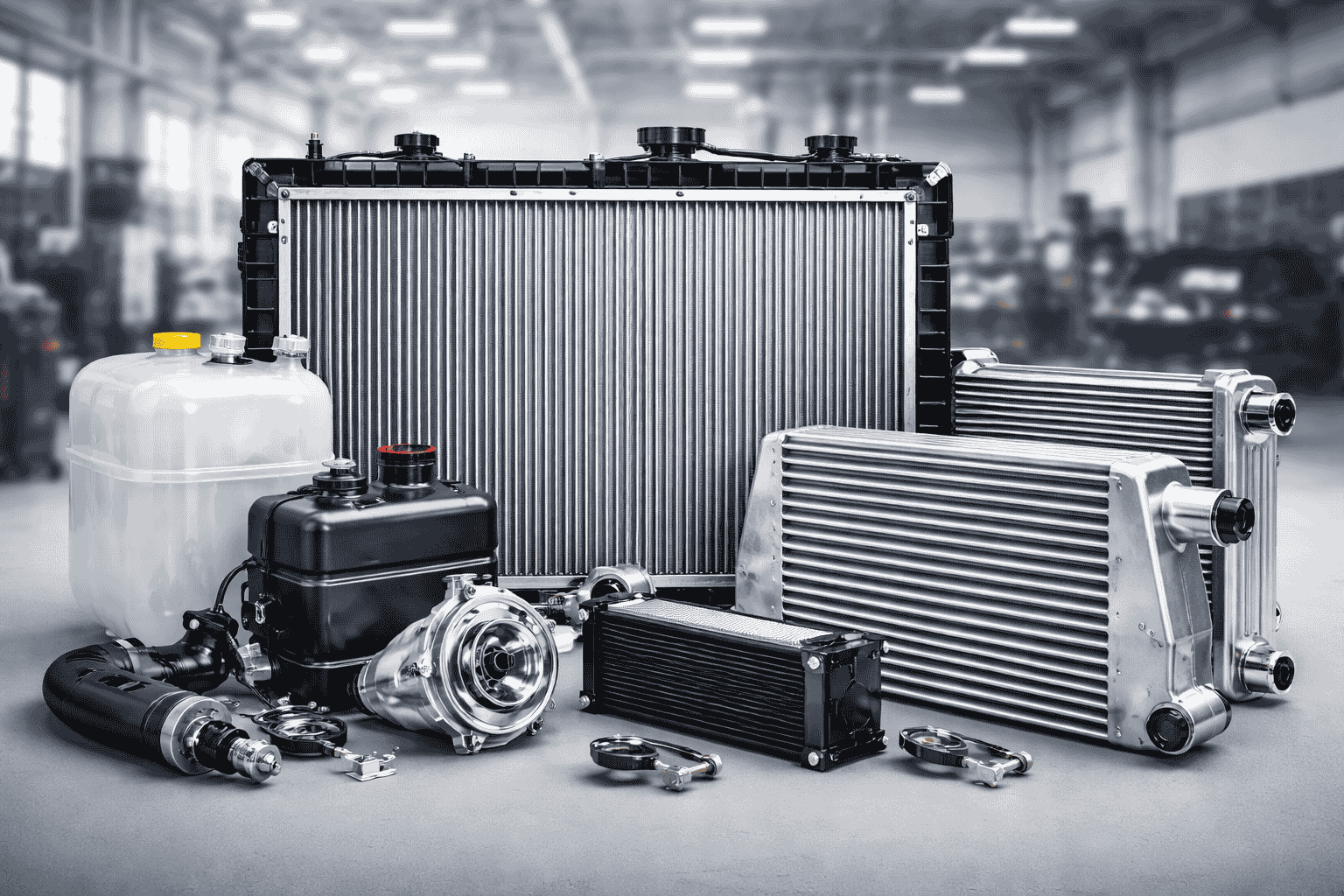 Automotive cooling parts